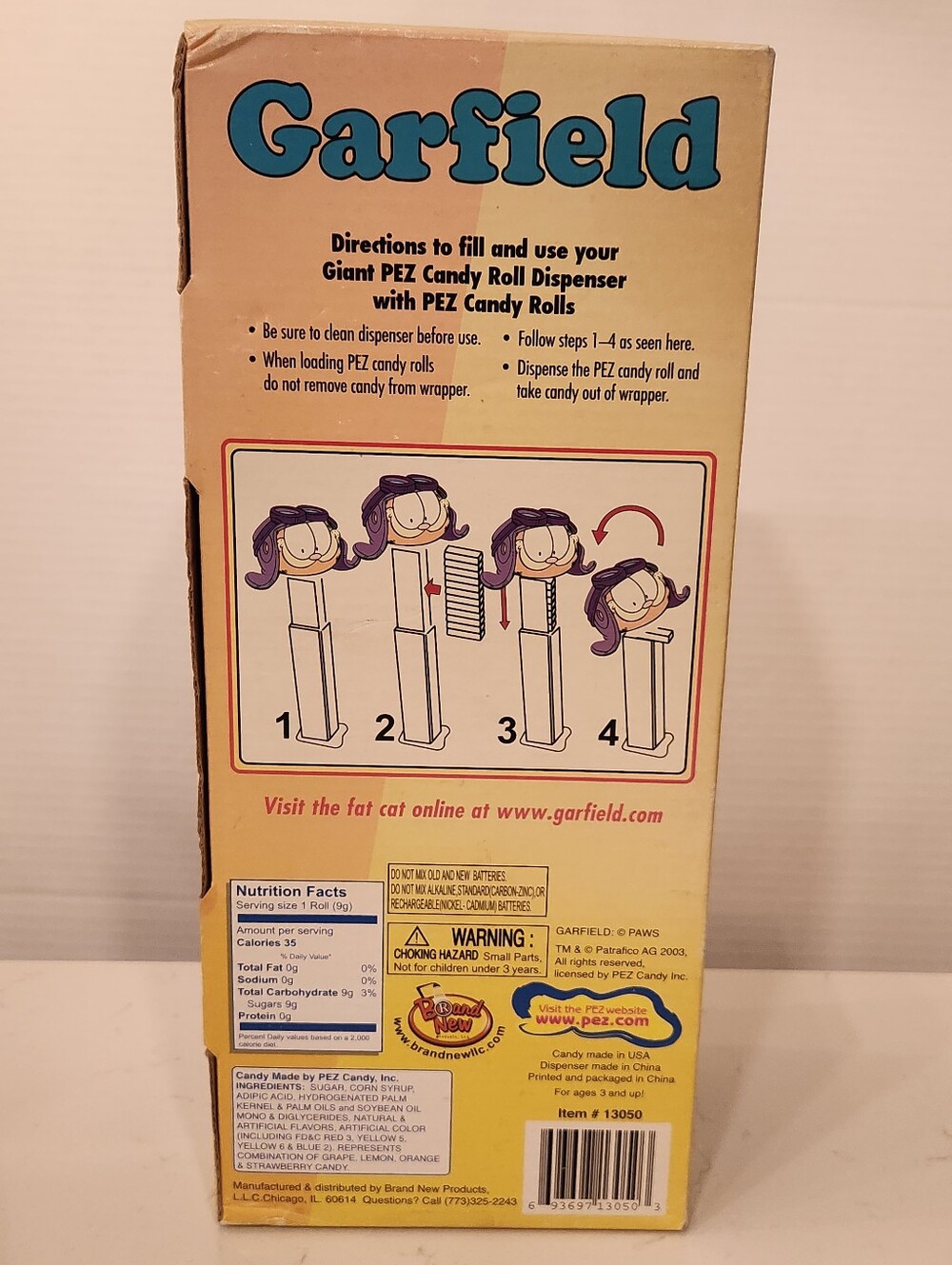 Garfield Giant Pez Dispenser - Picture 5 of 6